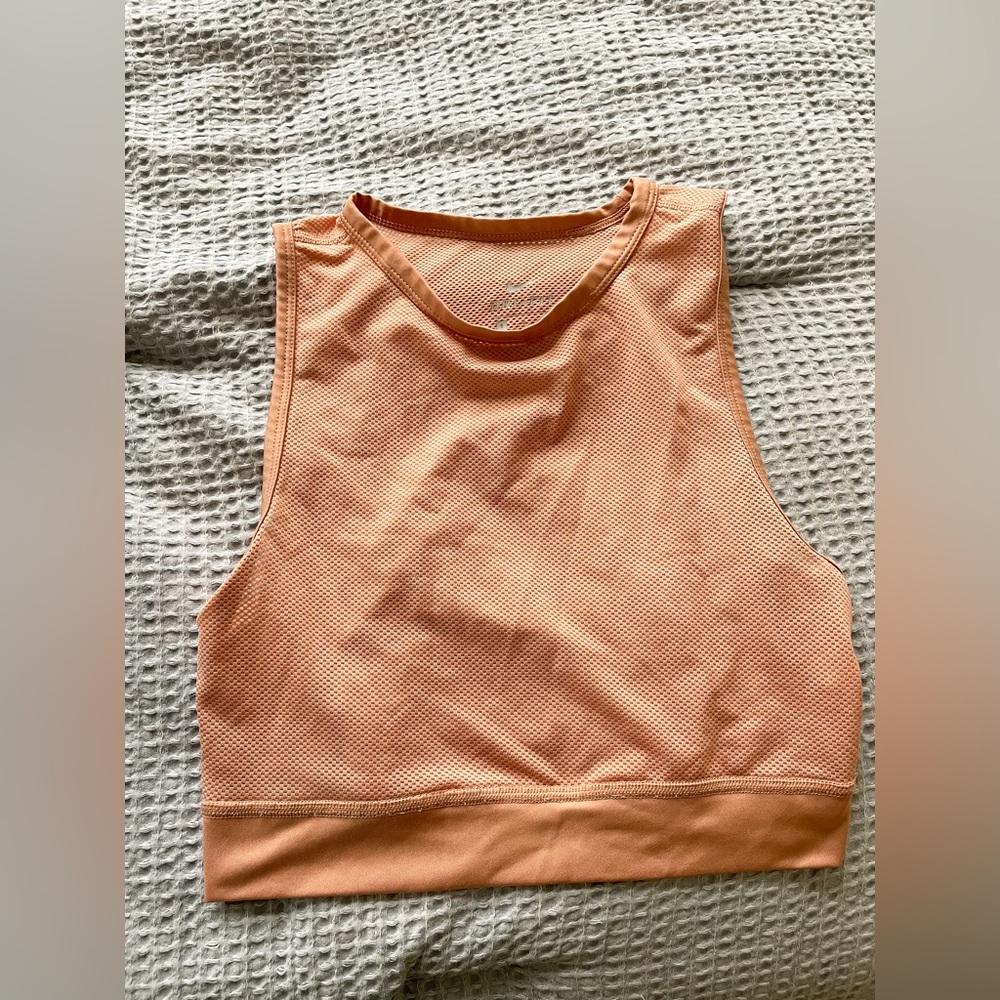 Nike Orange Crop Top Size Small
